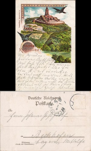 Litho kelbra - ak, (kyffhäuser)
