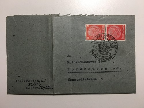 Reich brief nskk - brief, n.s.k.k