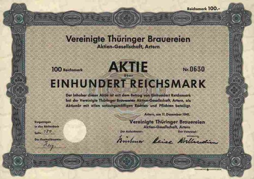Thüringer brauereien 1941 - brauereien,