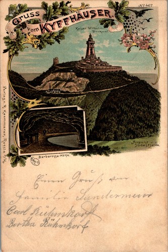 Litho gruss aus kelbra - gruss,