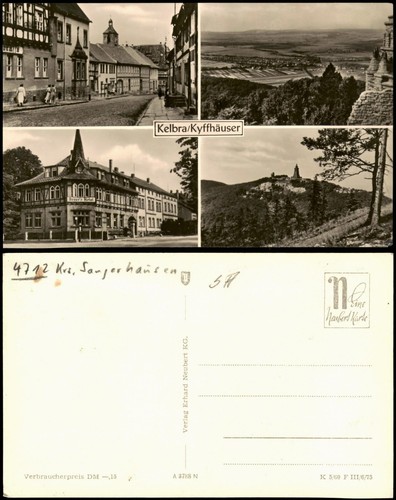 Ansichtskarte kelbra - ansichtskarte,