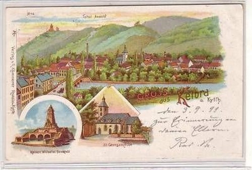 41373 lithographie gruß - ak,
