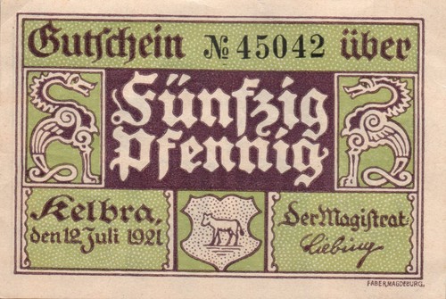 Scheine notgeld gutschein - notgeld,