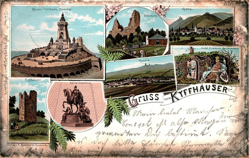 Litho gruss aus kelbra - gruss,