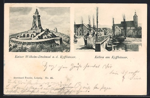 Ansichtskarte kelbra kaiser - kelbra,,