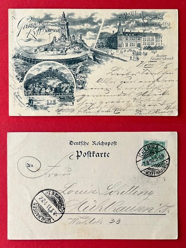 Litho kelbra kyffhäuser - litho, ak